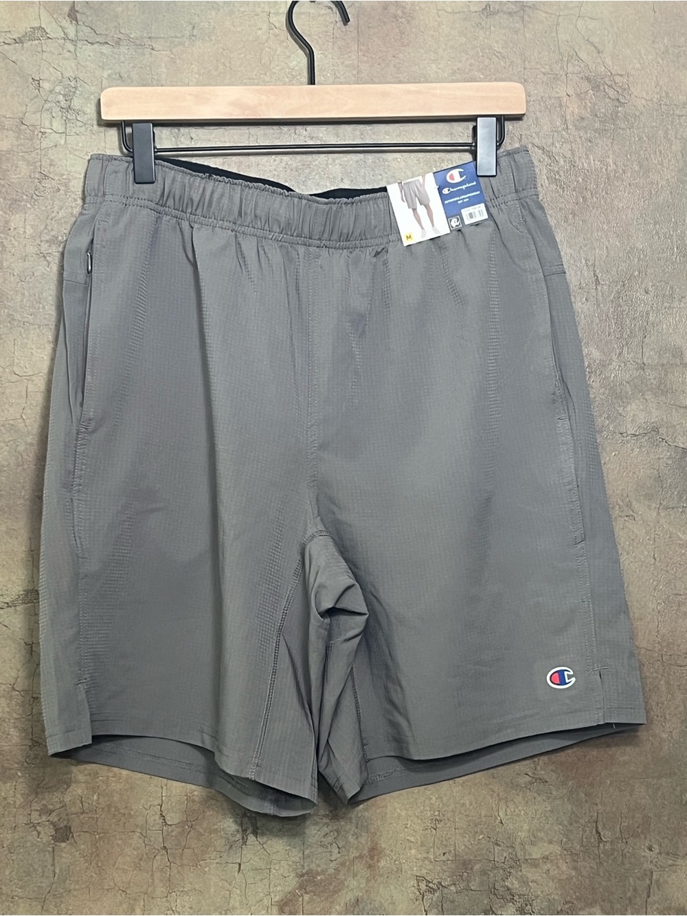 Champion Men's Gray Performance Athletic Shorts